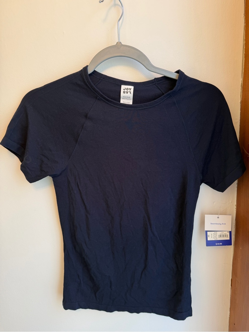 JoyLab Navy Short Sleeve Crew Tee